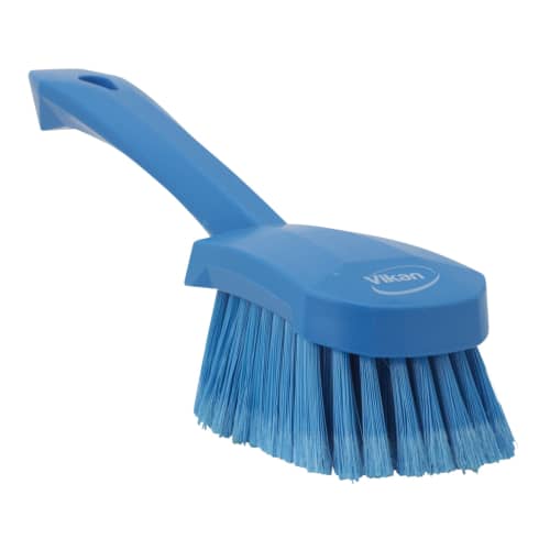 Brosse à main fibres souples alimentaire PLP 27cm bleu Vikan photo du produit front L