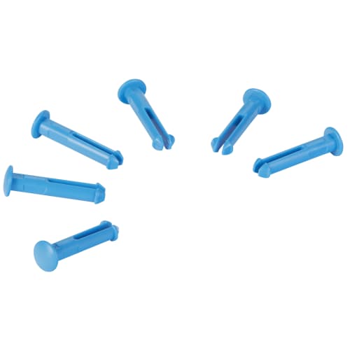 Goupilles pour support mural 1 ou 3 clips bleu Vikan photo du produit front L