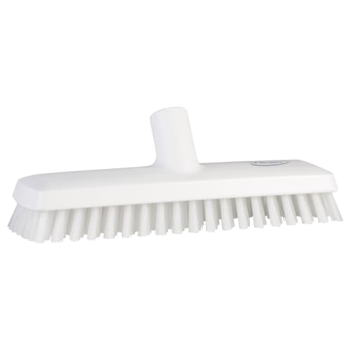 Balai lave-pont à passage d'eau fibres dures alimentaire PLP 27cm blanc Vikan photo du produit front L