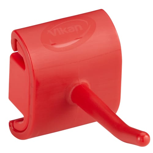 Support mural 1 crochet alimentaire PLP 4,1cm rouge Vikan photo du produit front L
