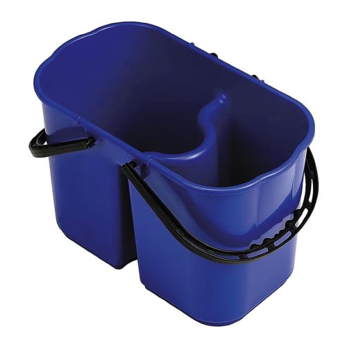 Seau bi-bac PLP 8L + 6L bleu Filmop photo du produit front L