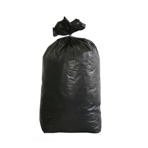 Sacs poubelle 150L Noir 30µ photo du produit front L