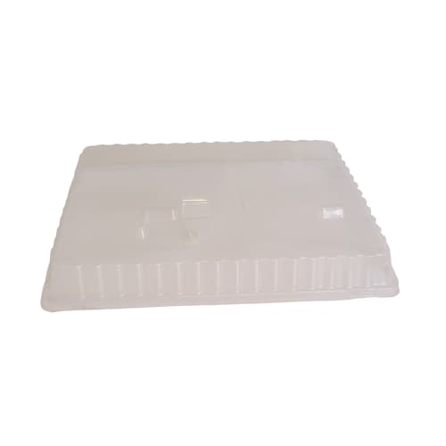 Couvercle pour plateau repas Alphaform 5 compartiments transparent format gastronorme 324 x 264mm photo du produit front L