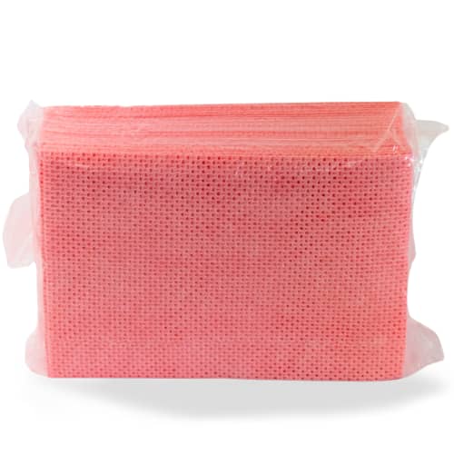 Lavette non tissée ajourée rose grand format Paredes photo du produit front L