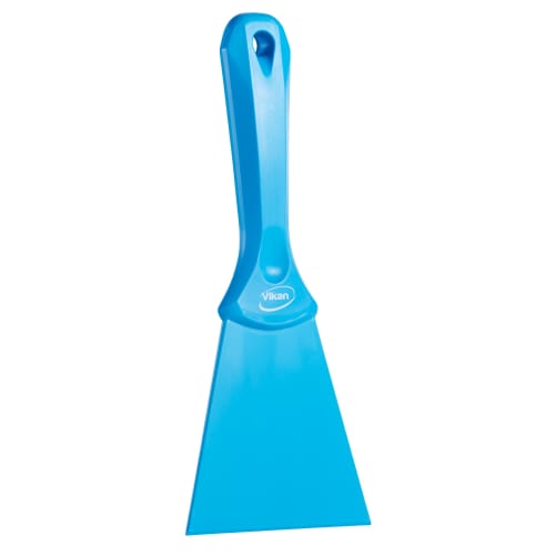 Grattoir à main alimentaire nylon PLP 10cm bleu Vikan photo du produit front L