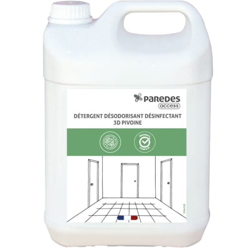 Détergent désodorisant désinfectant 3D Pivoine Paredes Access 5L photo du produit front L