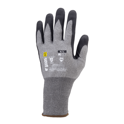 Gants de protection Coverguard anticoupure élevée, nitrile, taille 8 photo du produit