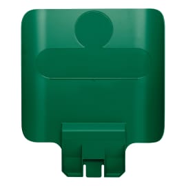 Panneau pour station de recyclage Slim Jim® vert Rubbermaid