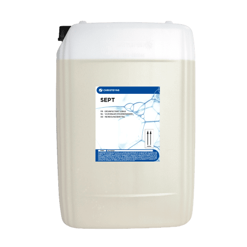 SEPT liquide de rinçage désinfectant bidon de 20kg Christeyns photo du produit front L