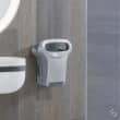 Sèche-mains électrique EXP'AIR automatique gris métal JVD photo du produit back S