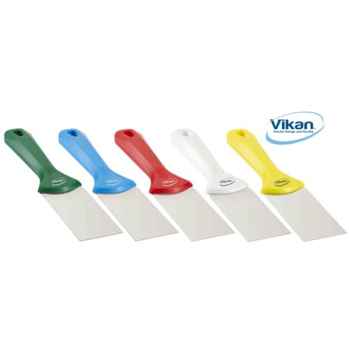 Grattoir à main alimentaire inox PLP 5cm vert Vikan photo du produit front L