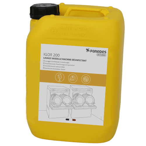 Nettoyant vaisselle machine désinfectant Paredes Access Klor 200 bidon de 22Kg photo du produit front L