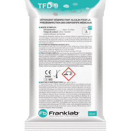 Pré-désinfectant instruments Franklab TFD9 doses de 25ml