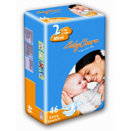 Change complet Baby Charm Super Dry Mini 3/6kg photo du produit