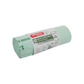 Housses conteneur 240L vert 18µ sans lien ALFAPAC photo du produit