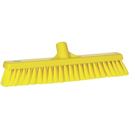 Balai fibres souples alimentaire PLP 41cm jaune Vikan photo du produit front L