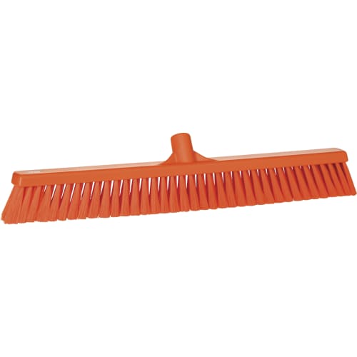 Balai fibres souples alimentaire PLP 61cm orange Vikan photo du produit front L