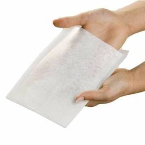 Gant de toilette non-tissé blanc 14 x 21 cm soft photo du produit front L