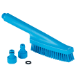 Brosse à main à passage d'eau fibres dures alimentaire PLP 33cm bleu Vikan photo du produit