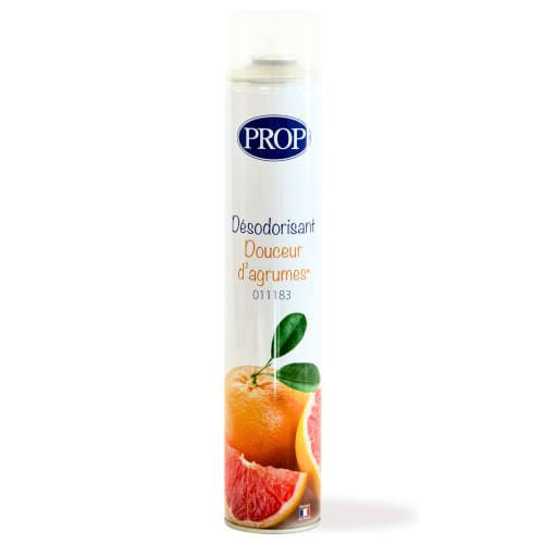 Désodorisant douceur d'agrumes PROP aérosol de 750ml photo du produit front L