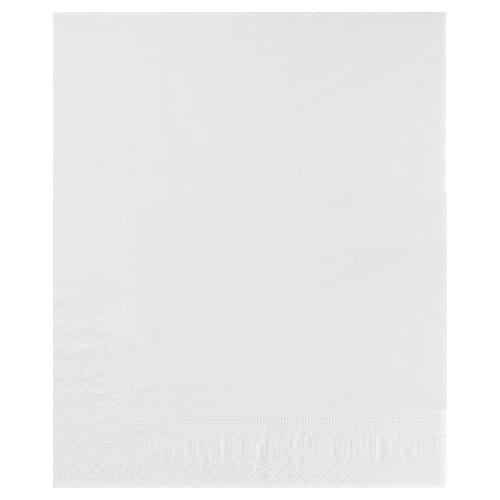 Serviette papier 3 plis Manufacture de l'Éphémère 40 x 48 cm blanc photo du produit front L