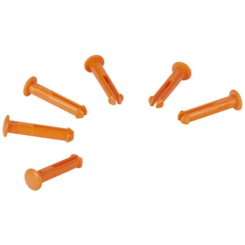 Goupilles pour support mural 1 ou 3 clips orange Vikan photo du produit front L