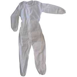 Combinaison Propguard SMS type 5-6 col Mao élastiques poignets taille chevilles blanc