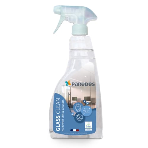 GLASS CLEAN ECOLABEL 750ML NETTOYANT VITRES ECOLABEL PAREDES photo du produit front L