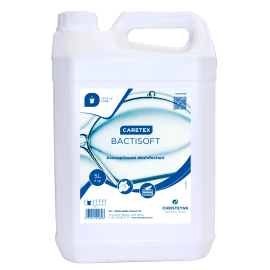 Assouplissant désinfectant Christeyns CARETEX BACTISOFT bidon de 5L