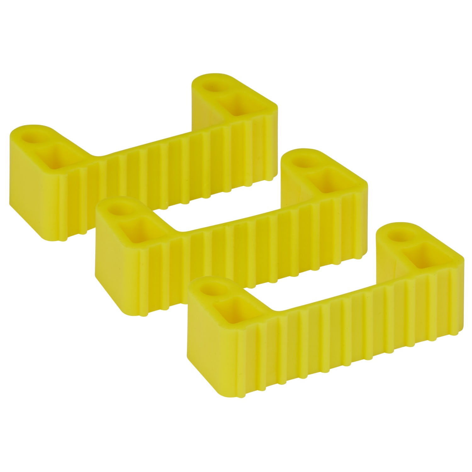 Clips pour support mural 1 ou 3 clips jaune Vikan | Paredes