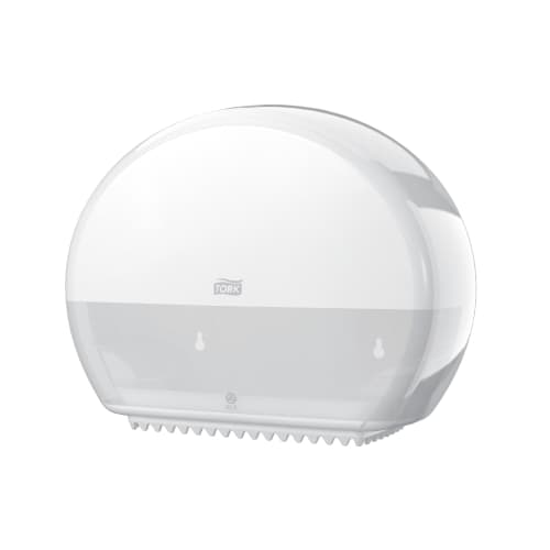 Distributeur de papier toilette rouleau mini géant blanc Tork photo du produit front L