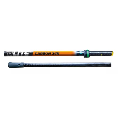 Rallonge nLITE® CARBON 24K 3,2 m noir/orange pour manche télescopique Unger photo du produit front L