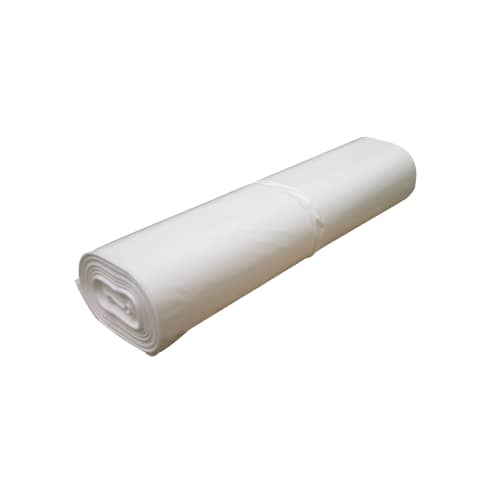 Sac plastique PE BD 110L blanc 60µm sans lien photo du produit front L