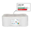Papier toilette dévidage central blanc 123m 10,9 x 25 cm Paredes Renovelar photo du produit back S