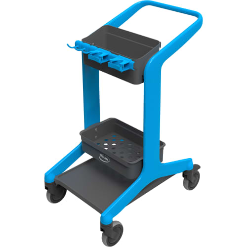 Station de nettoyage mobile HyGO 780mm bleu Vikan photo du produit front L