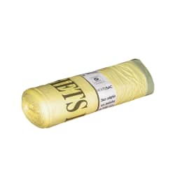 Sac plastique DASRI 110L jaune 34µm NF X Sphere