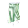 Sac à linge 65L 130g/m² rayé vert Filmop photo du produit