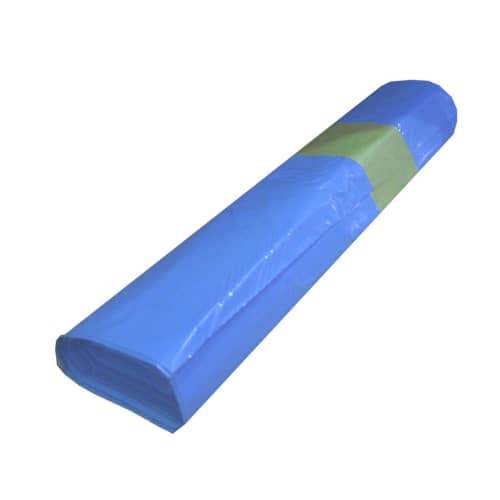 Sac plastique PE BD 50L bleu 30µm photo du produit front L