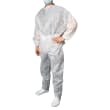 Set pantalon taille M et marinière taille L Indutex PLP 50g/m² blanc photo du produit