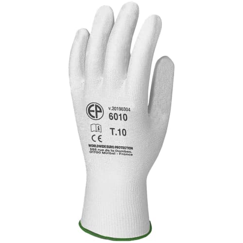 Gant de manipulation Coverguard polyamide blanc taille 9 photo du produit front L