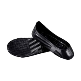 Surchaussure anti-glisse caoutchouc noir