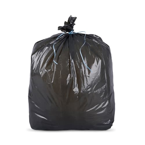 Sacs poubelle 20L PEHD noir 10µ lien classique Paredes photo du produit front L