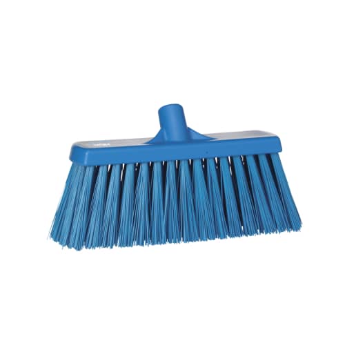 Balai fibres dures alimentaire PLP 33cm bleu Vikan photo du produit front L