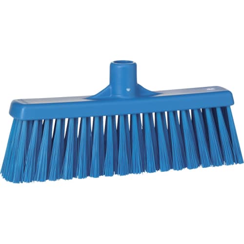Balai fibres médium alimentaire PLP 31cm bleu Vikan photo du produit front L