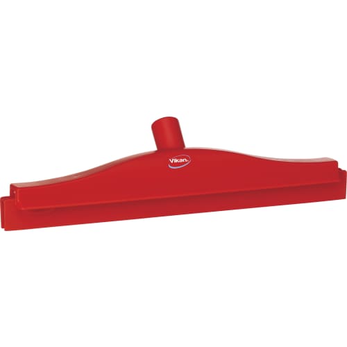 Raclette double lame alimentaire PLP caoutchouc 40,5cm rouge Vikan photo du produit front L