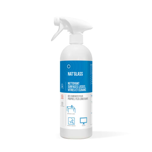 Nat'glass nettoyant vitres certifié ECOCERT pulvérisateur de 750ml HTS Bio photo du produit front L