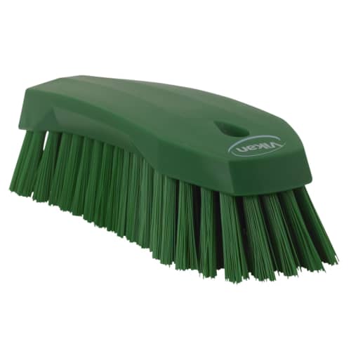 Brosse fibres dures alimentaire PLP 20cm vert Vikan photo du produit front L