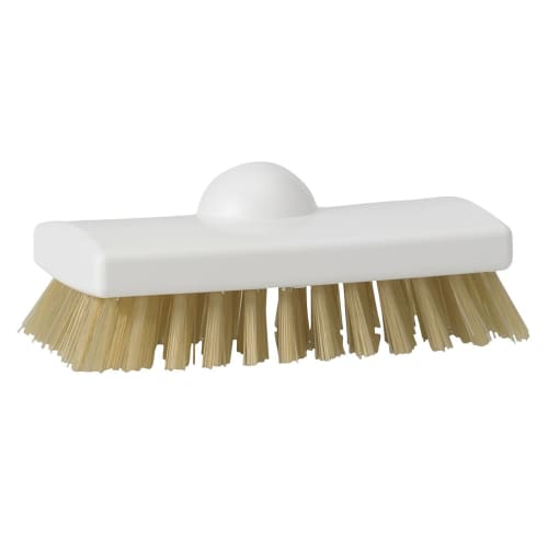 Brosses pour grill et plaques de cuisson fibres dures alimentaire PLP 15cm blanc Vikan photo du produit front L