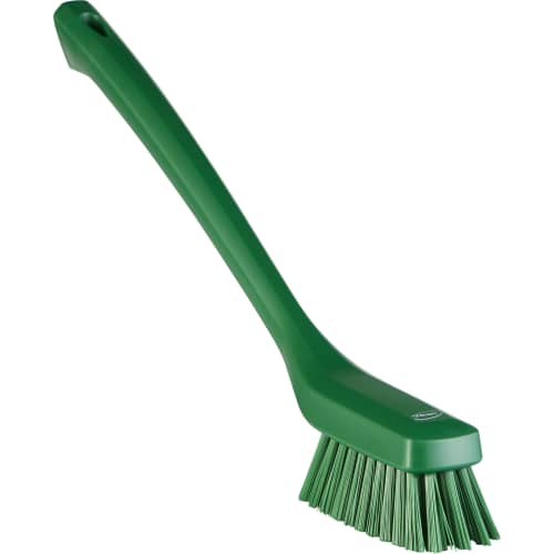Brosse fibres dures alimentaire PLP 42cm vert Vikan photo du produit front L