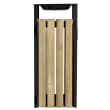 Corbeille bois Eden avec cendrier 1,5L gris Rossignol photo du produit back S